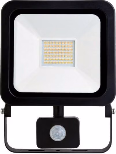 LED PHOTON IP65 Proiettore PIR Proiettore 50W con rilevatore di movimento 4000K 4000lm Bianco neutro IP65 Impermeabile proiettore da esterno