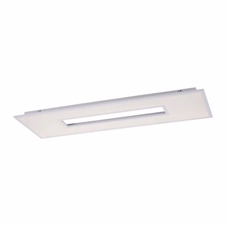 Lampada da soffitto a LED, bianca, dimmerabile, telecomando, L 120 cm