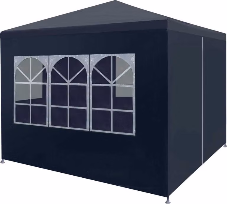 The Living Store Partyzelt 3x3 m Blau