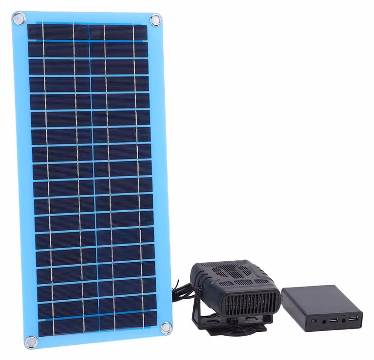 Riscaldamento solare da 30 W con pannello solare, adatto per pollaio, kennel per cani, auto