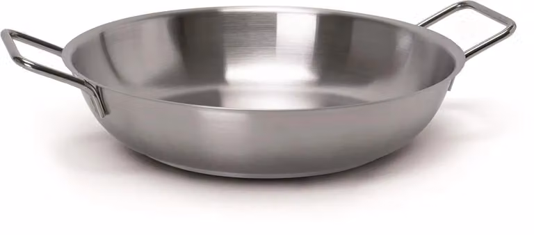 Tegame in acciaio inox per induzione 18/10, diam.40cm