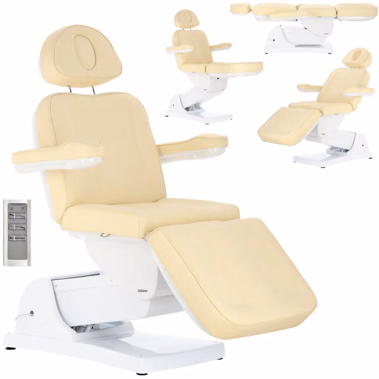 Poltrona elettrica per salone di bellezza centro estetico pedicure regolabile 4 attuatori Roman