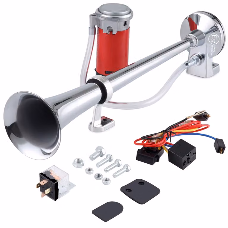 Clacson a 12 V, kit completo con compressore, 118 dB