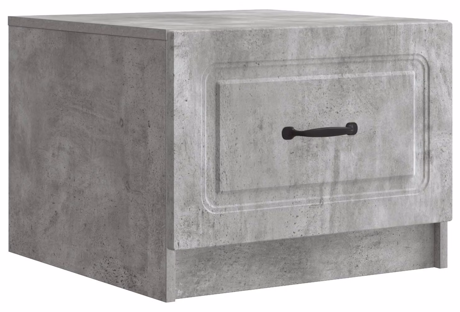Tavolino da salotto con cassetto Grigio Cemento 49 x 50 x 37 cm