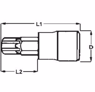 Tengtools 102090404 Presa 3/8" Tpx25 M381225-C