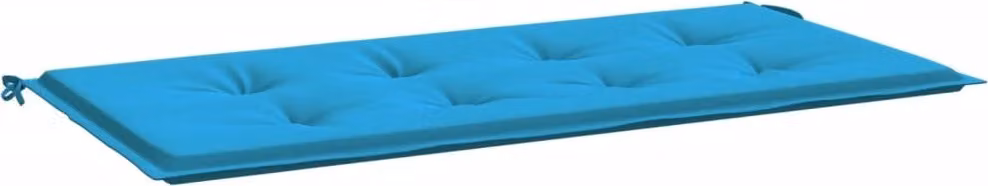Cuscino per Panca Blu 100x50x3 cm in Tessuto Oxford