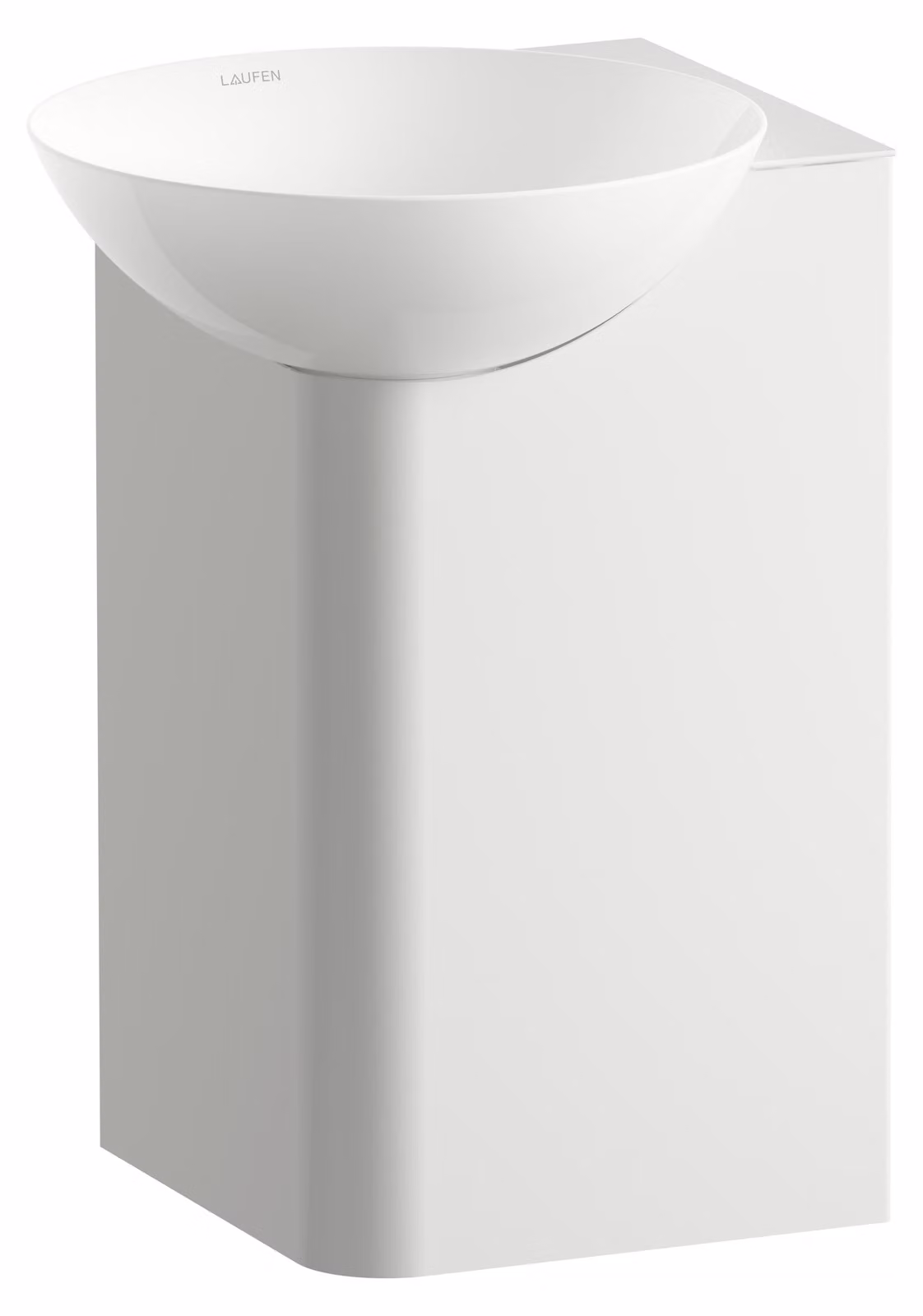 LAUFEN INSERT Plan de toilette, carré, 1 trou pour robinet, sans trop-plein, 350x350x470mm, H586IN20001111, H586IN20001111