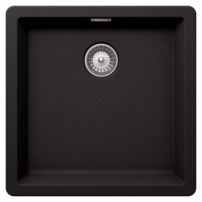 Schock VASCHE BROOKLYN N100U NERO ASSOLUTO 13 Lavello montato su piano Rettangolare