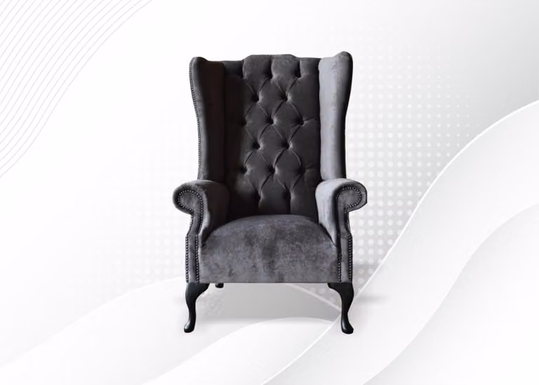 Ohrensessel Sessel Fernseh Einsitzer Sofa Couch Polster Stoff Relax