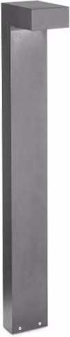 Piantana Moderna Ideal Lux Sirio in Alluminio Bianco con 2 Luci LED e Vetro Trasparente, Luce Calda, H: 80 cm – 3