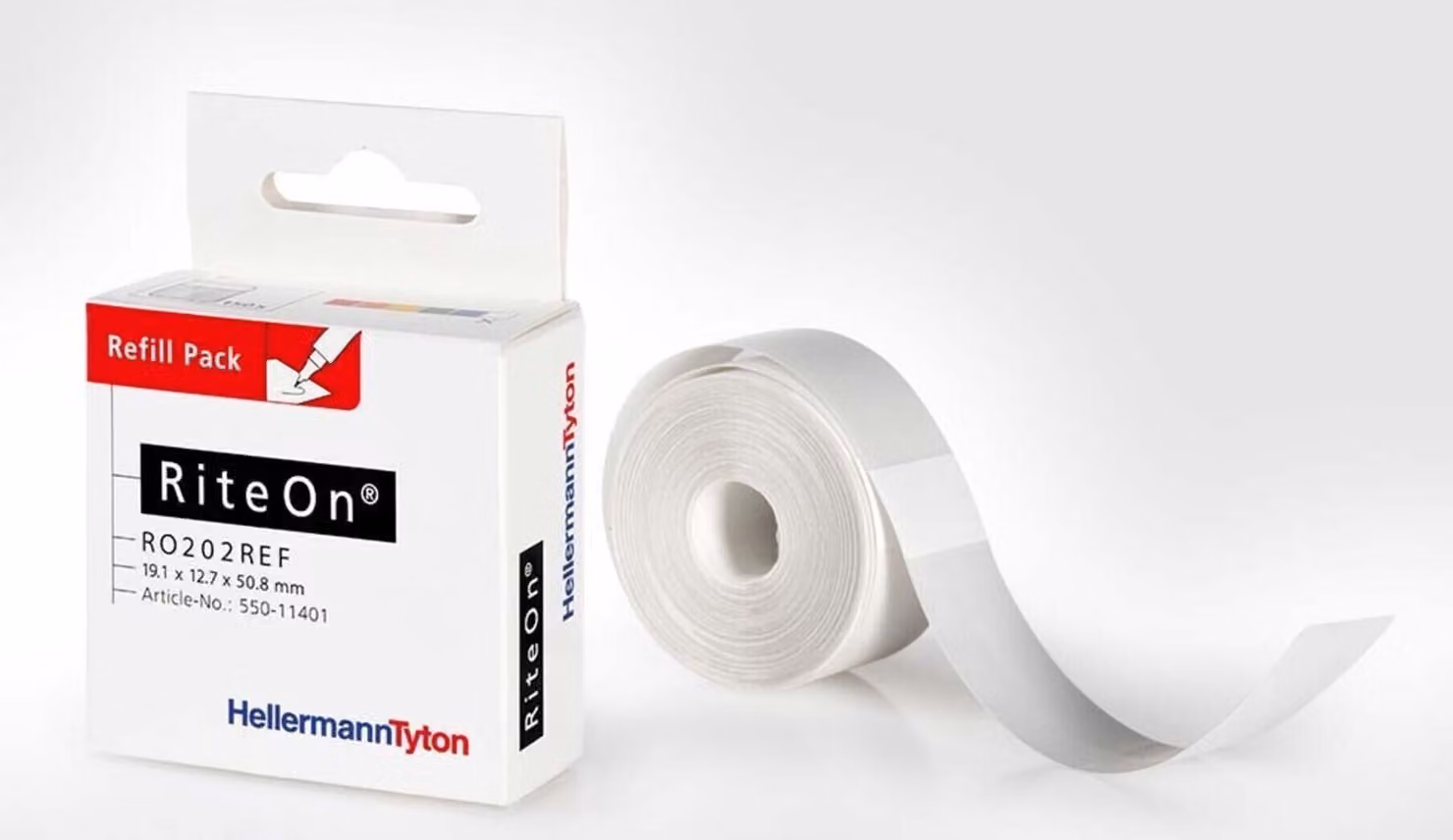 Hellermann Tyton 550-11401 Nastro adesivo bianco (RO202REF-1401-WH)