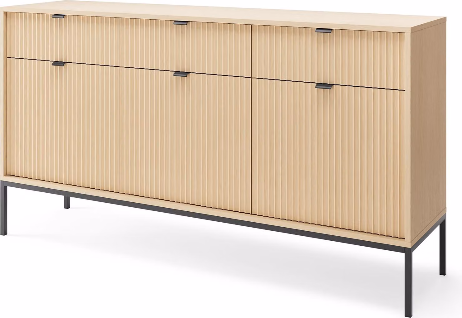 Kommode, Eiche Vicenza, 154 x 83 x 39 cm