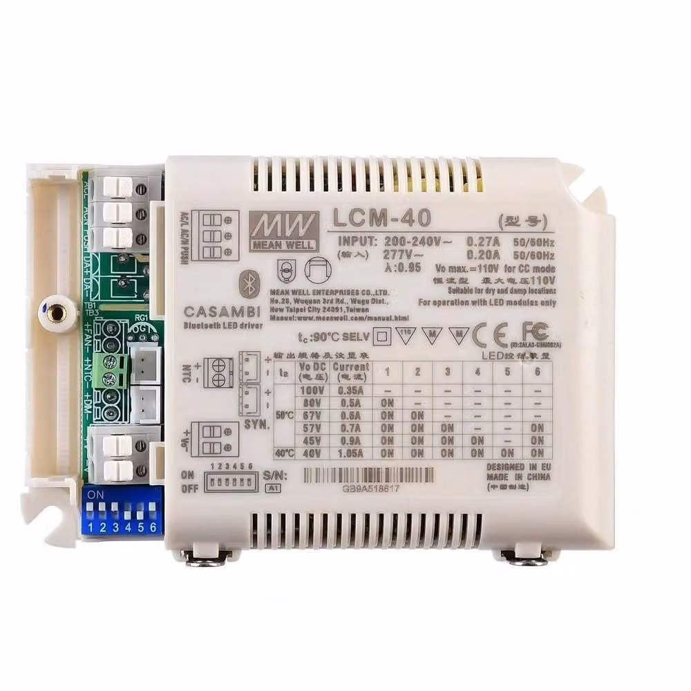 Alimentatore LED Driver Trade Shop da 40W Multicorrente Dimmerabile Bluetooth Bianco per Strisce e Lampade LED – 2