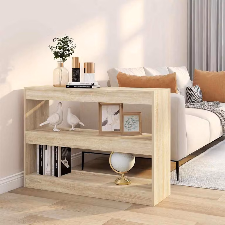 Libreria/Divisorio vidaXL in Rovere Sonoma, L/P/H: 100 x 30 x 72 cm