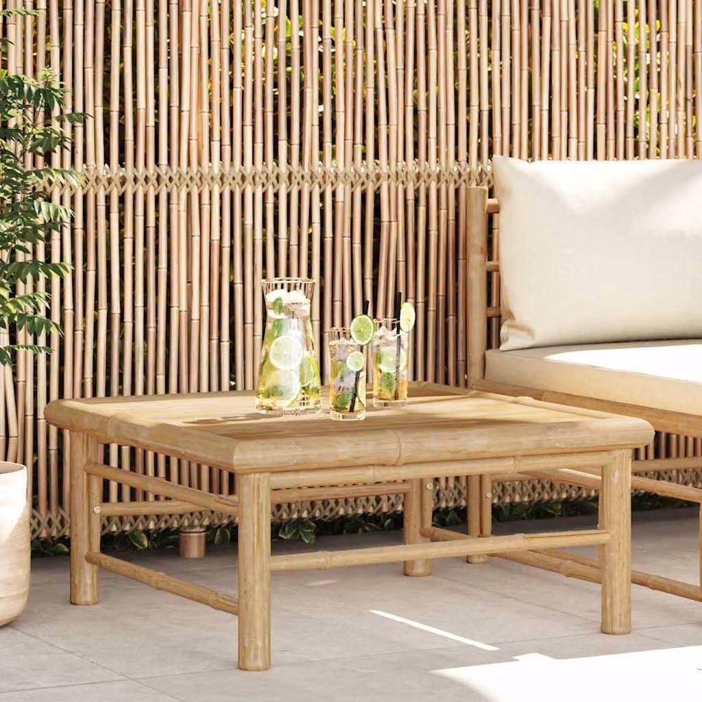 Maison Exclusive - Tavolo da giardino 65x65x30 cm in bambù