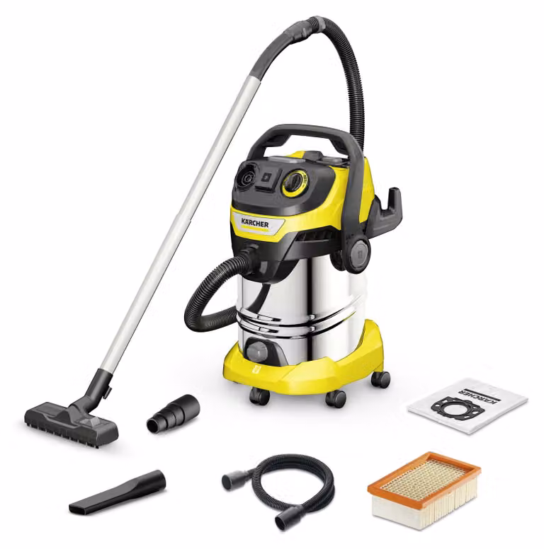 Aspirapolvere con serbatoio acqua e polvere 30l 1300w Karcher WD6
