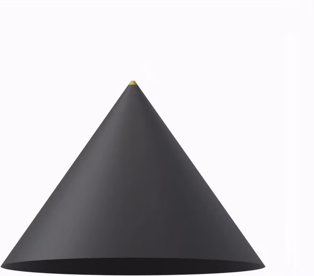 Lampada a sospensione conica Nowodvorski Lighting Zenith in metallo nero, diametro 50 cm