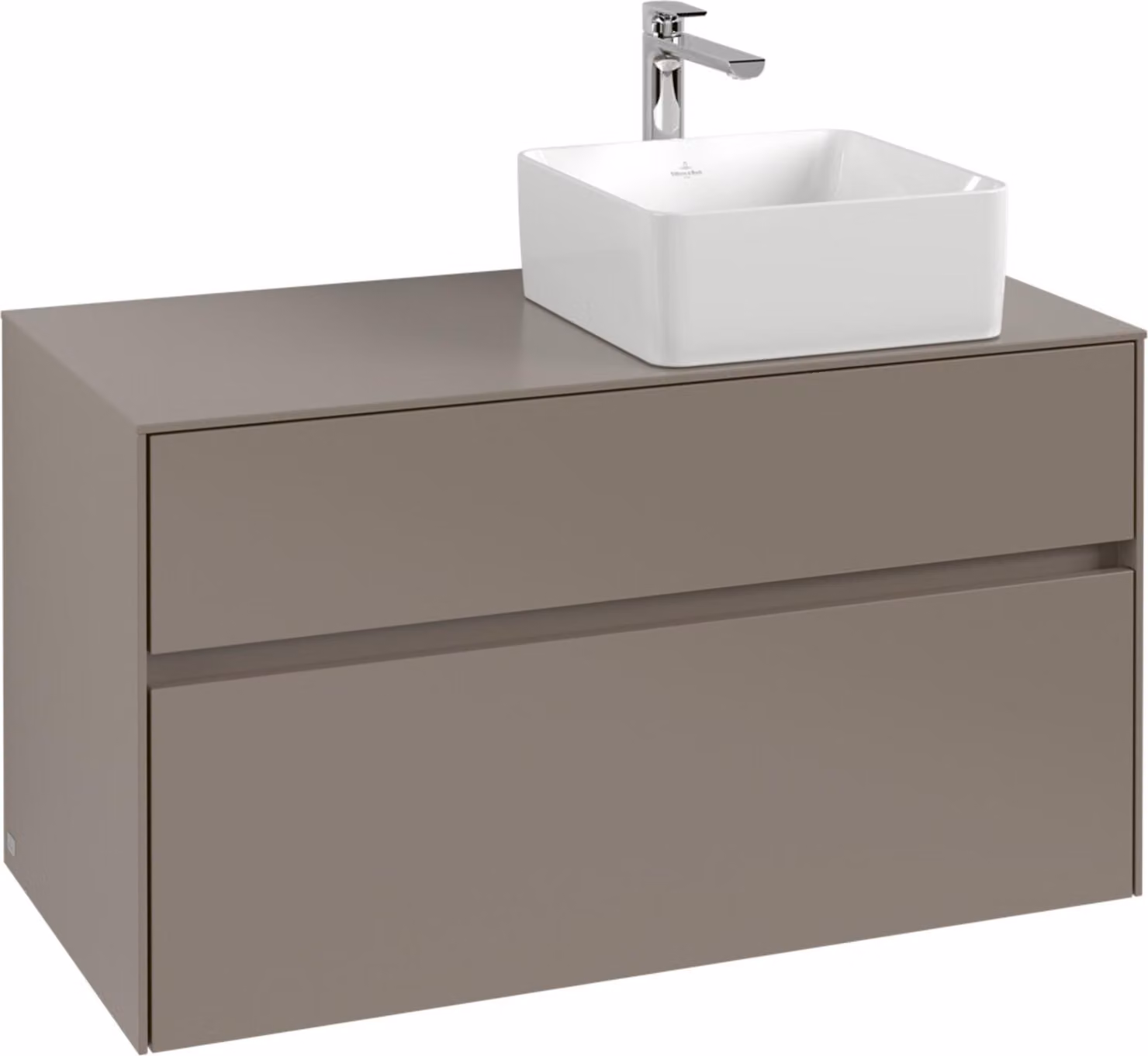 Mobiletto V&B Collaro 100x54,8x50cm, WT r, LED 7,3 W, volc bla