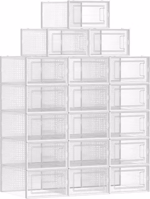 Sistema di Organizzazione per Scarpe - Organizzatore per Scarpe - Scatola per Scarpe - Sistemazione delle Scarpe - Da Non Manicare in Casa!
