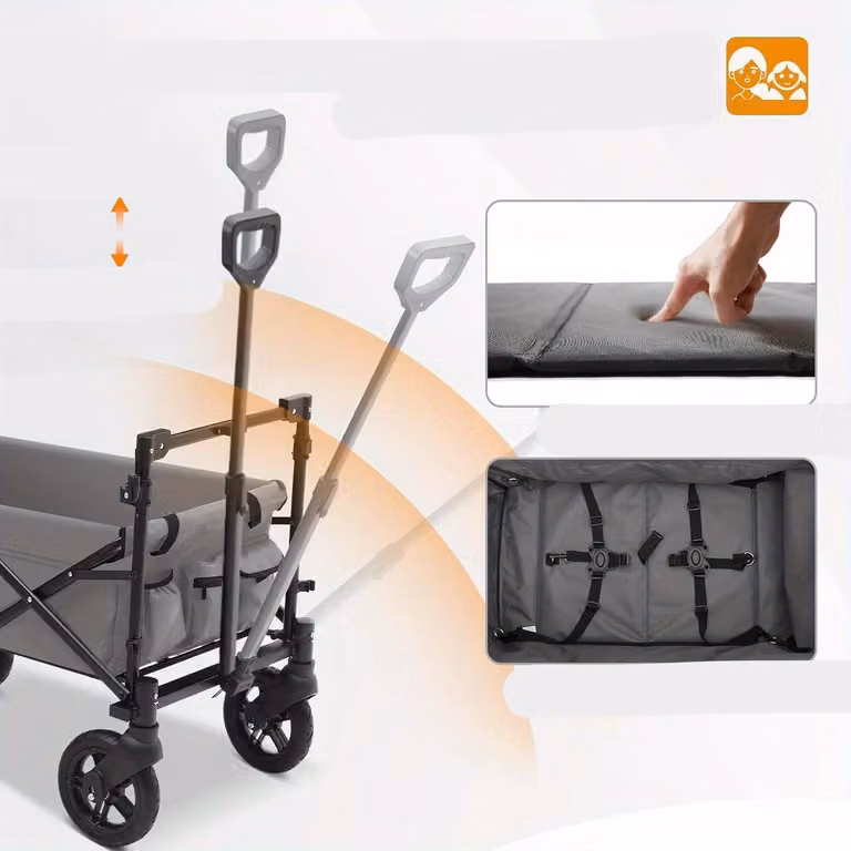 Carrello - Carrello trasportabile - Carrello a braccio - Carrello per materiali - Carrello pieghevole - Design pieghevole