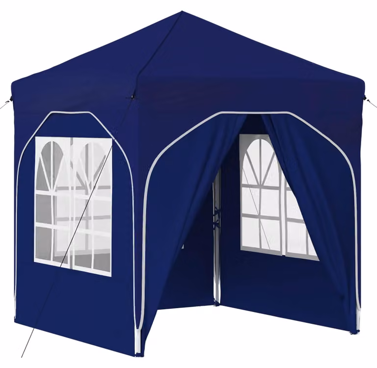 Tenda per feste a pop-up 192 x 192 x 245 cm Blu