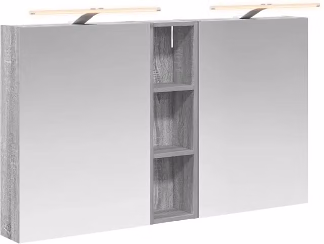Set di Armadi da Bagno | Armadio da bagno con lo scaffale 3 pz 120 x 14,5 x 70 cm