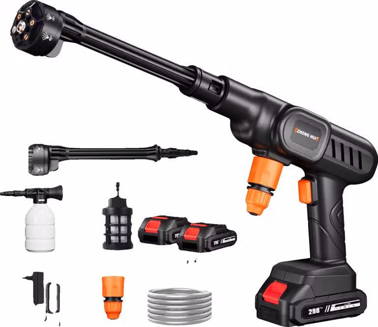 Idropulitrice portatile, con ugello 6-in-1, modello a 5 celle