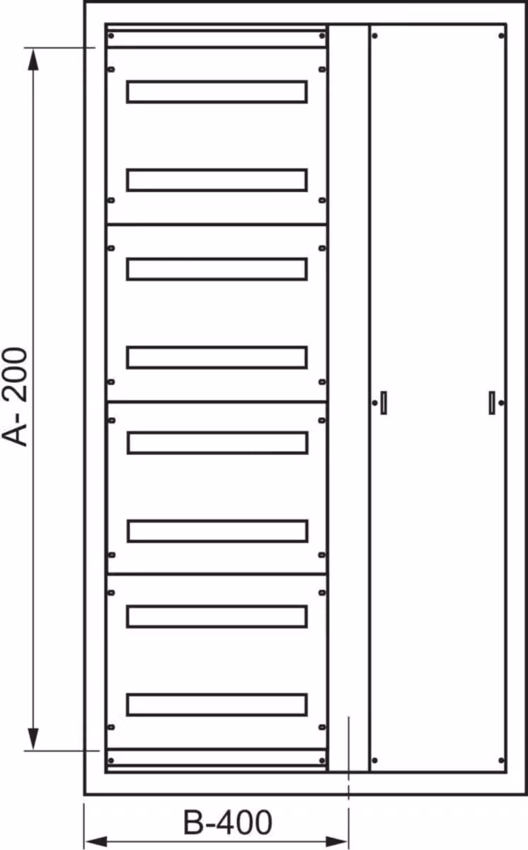 Schneider Electric piastra di copertura SF/SM NSYADC18 (VE2)