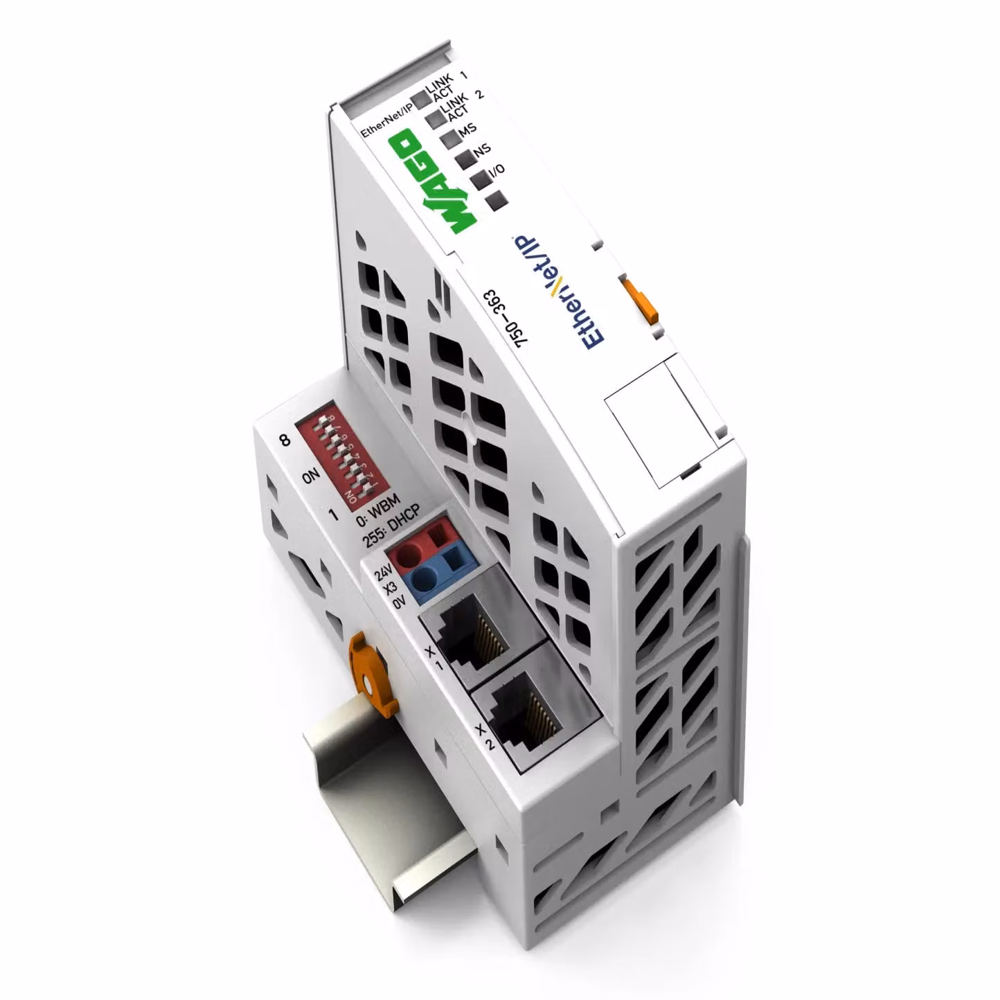 Connettore bus G4 2 ETH ECO - Dispositivo base Fieldbus 24 V CC 750-363