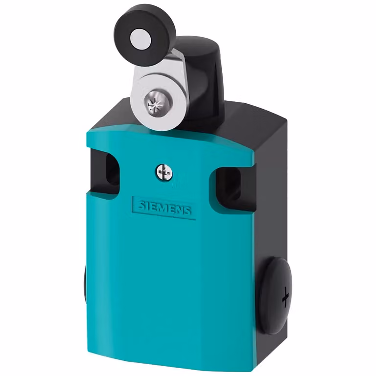 Interruttore di posizione Siemens, corpo in metallo, larghezza 56 mm, contatti a scorrimento 2S/1Ö, codice 3SE51220PH01