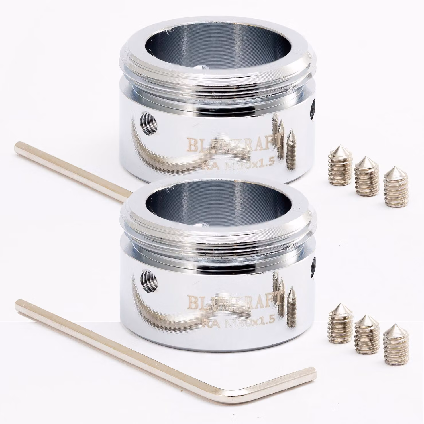 Solidchoice - Set di 2 adattatori per radiatori, filettatura M30 x 1.5