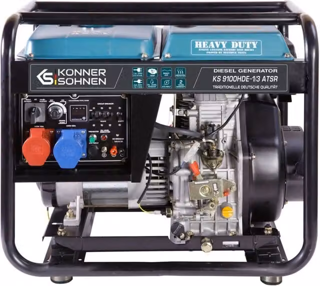 Generatore diesel Könner & Söhnen KS 9100HDE-1/3 ATSR EURO V blu