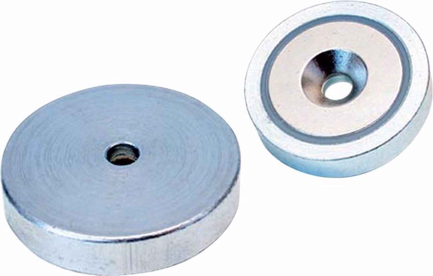 NdFeB a presa piatta con foro 40 x 8,0 mm Beloh