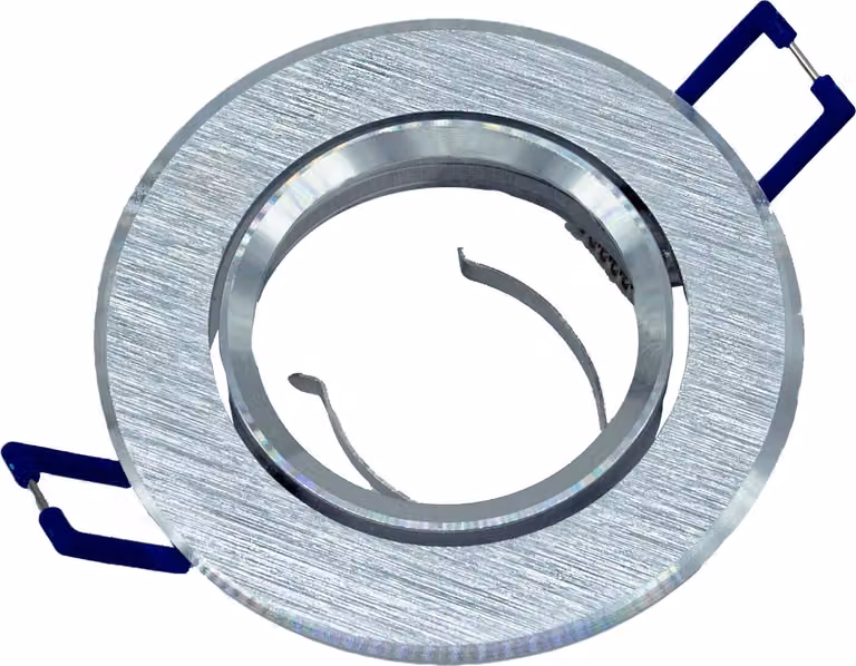 Faretto da incasso mobile argentato GU10 rotondo ID-1022 Idealed