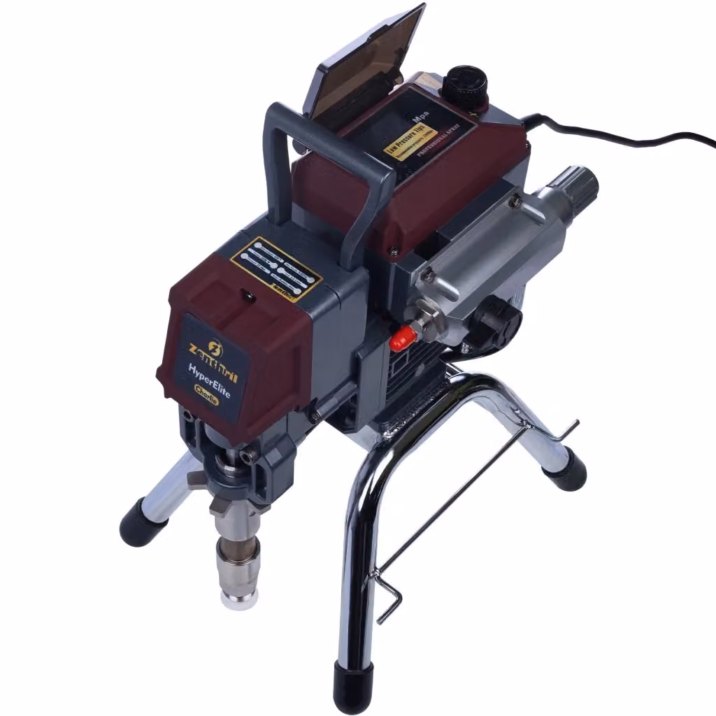 Pompa a pistone airless Zenthril Charlie 2500W per verniciatura professionale di pareti, lacche e impregnanti legno, multicolore – 2