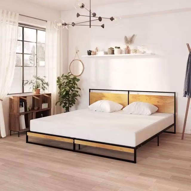 Giroletto-Struttura Letto in Metallo 200x200 cm 594381