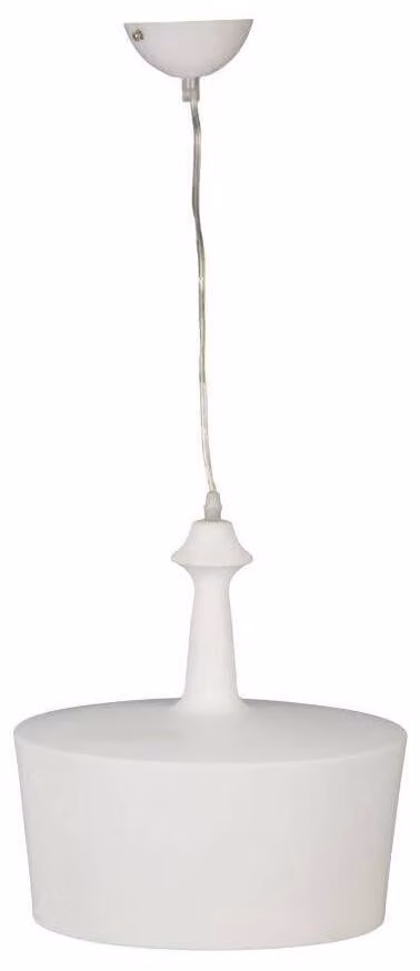 Lampada da soffitto a sospensione, bianca, Ø 31 cm