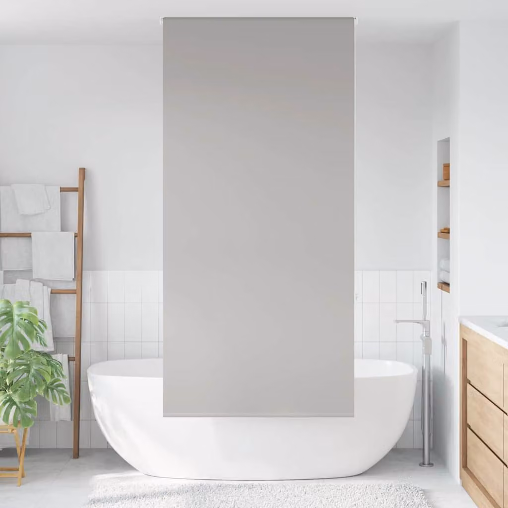 vidaXL Tenda a Rullo Doccia 100x240 cm Larghezza Tessuto 96 cm