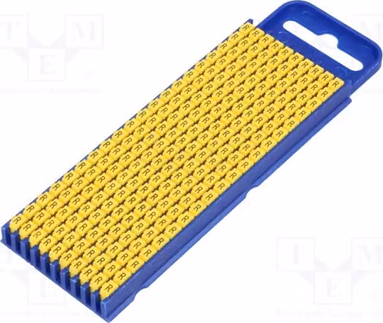 200 etichette per cavi e conduttori, adatte per dimensioni da 2,8 a 3,8 mm, codice prodotto 561-02184. Etichette per cavi