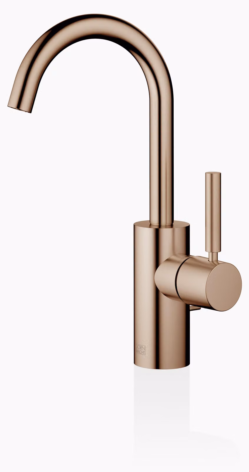 Dornbracht META Mitigeur monocommandé pour lavabos avec vidage, saillie 123mm, bec orientable 360, 33510661-42, 33510661-42