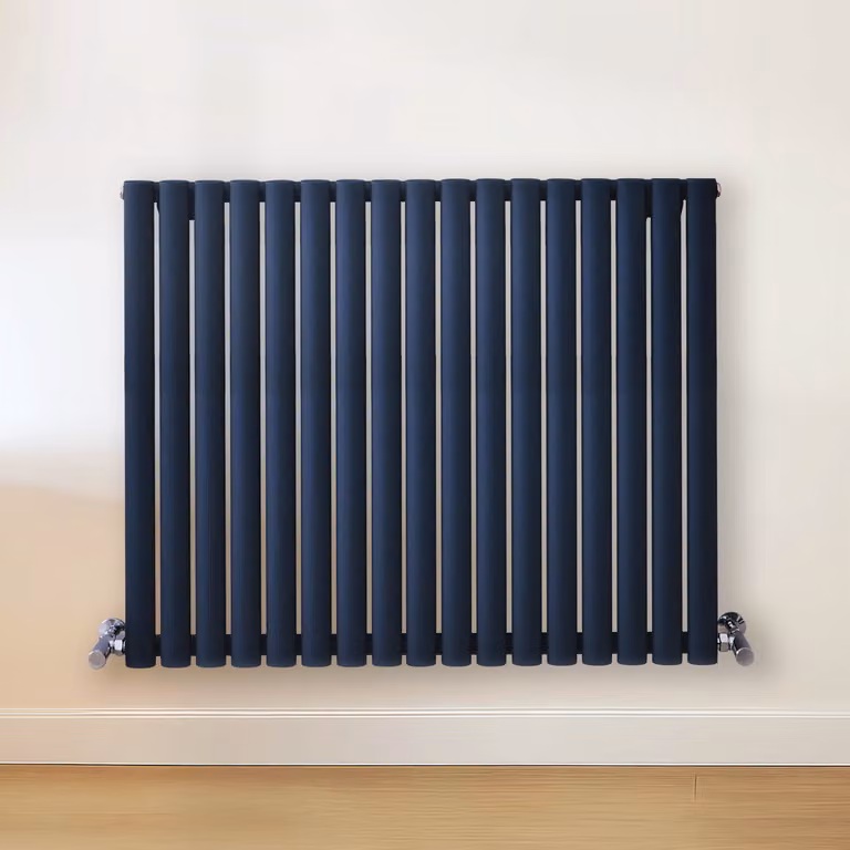 Radiatore di Design Orizzontale Blu (Regal Blu) - 800mm x 1000mm - Pannello Doppio  - Revive