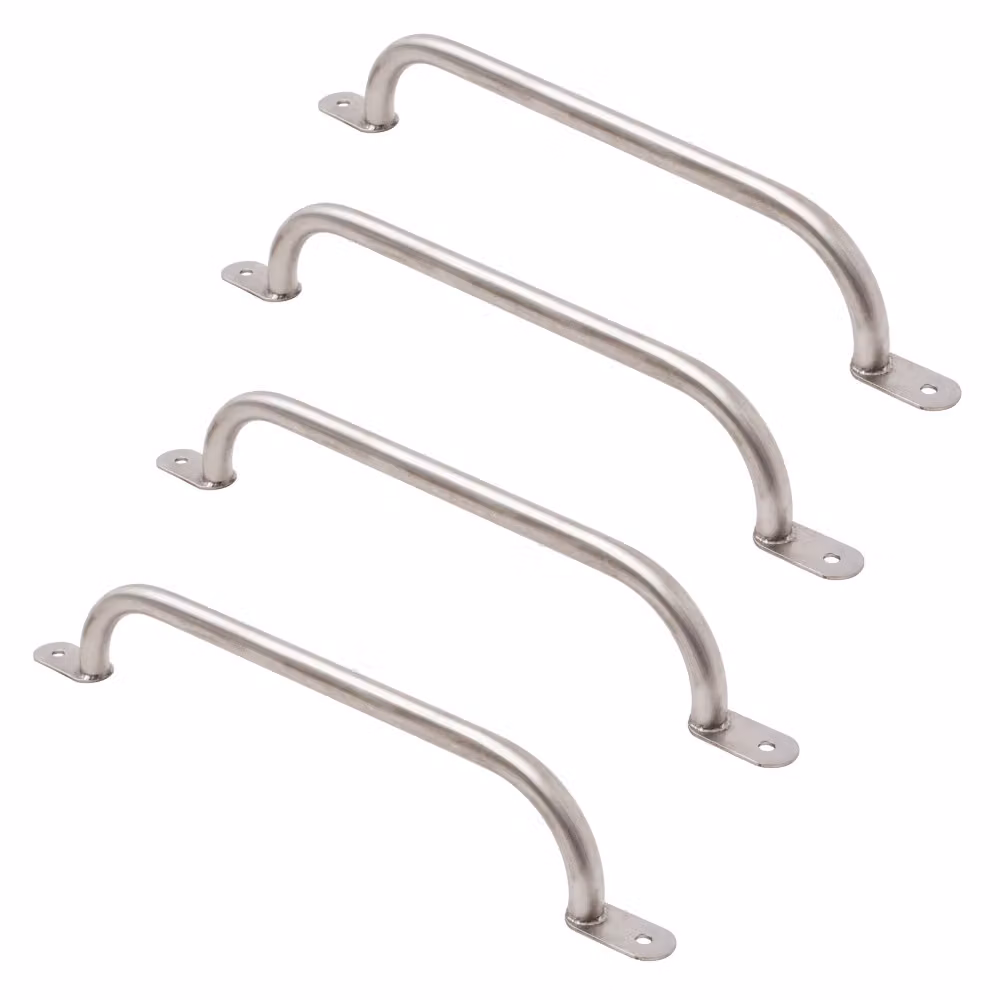 TRIBECCO prese per arrampicata per parchi giochi, strutture per arrampicata, letti alti e pareti da arrampicata indoor (550 mm acciaio inox, 4 pezzi)