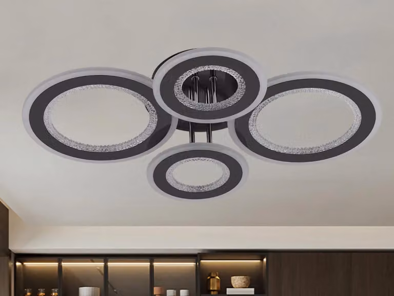 Lampada a soffitto a LED con telecomando, 100W - J3346/BCH