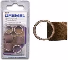 Set di 6 mole abrasive Dremel per miniutensile a cilindro, colore marrone, diametro 13 mm