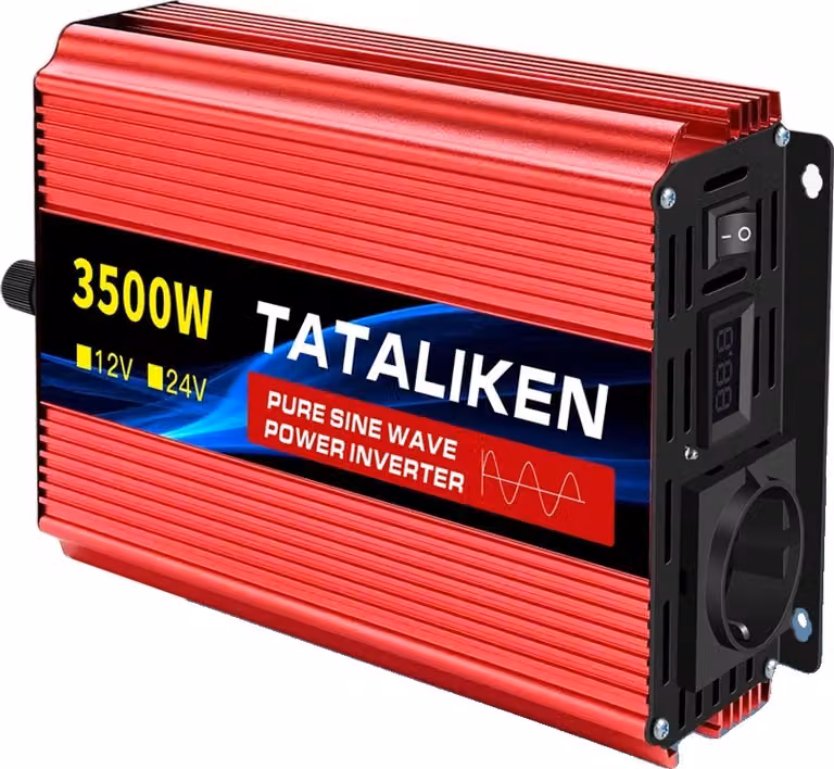 Inverter a onda sinusoidale pura, uscita 220V, livelli di potenza multipli, 12V 3500W 50HZ EU