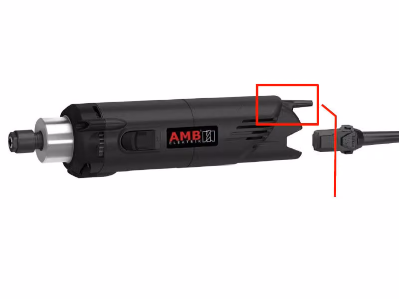 Motore fresatore AMB 1050 FME-1 DI / 1050 W / 5.000 ... 25.000 1/min, collegamento a portale