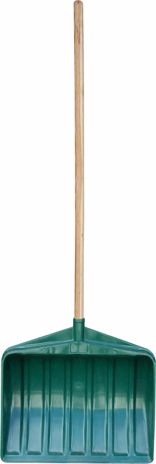 EDA 010390 V BX16 Pala da neve EDA con manico in legno, larghezza: 460 mm, verde
