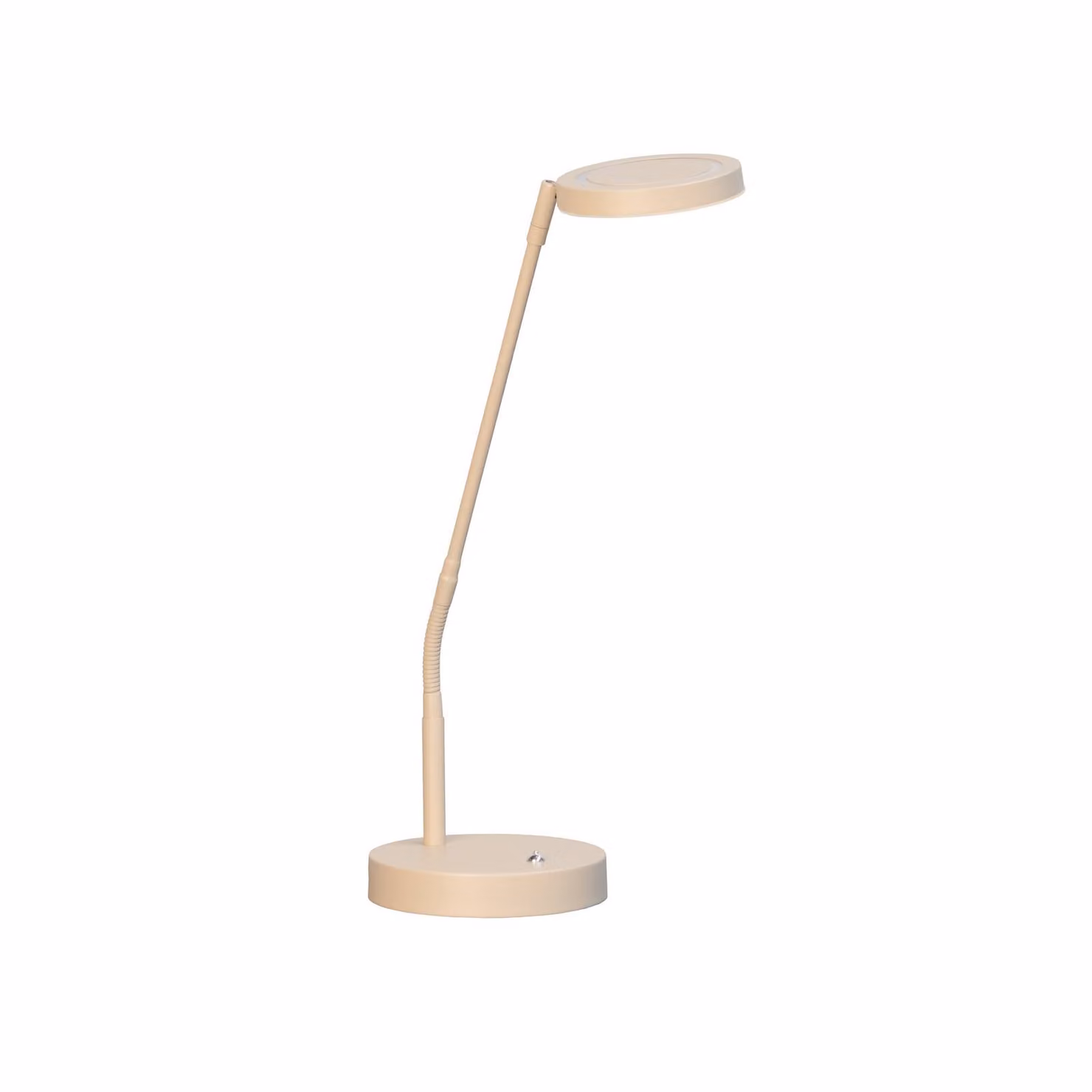 FISCHER & HONSEL Lampada da scrivania Sorento, dimmerabile, Crema / Ambra, Soggiorno / Sala da pranzo, Metallo, Moderno, Lampada da tavolo LED
