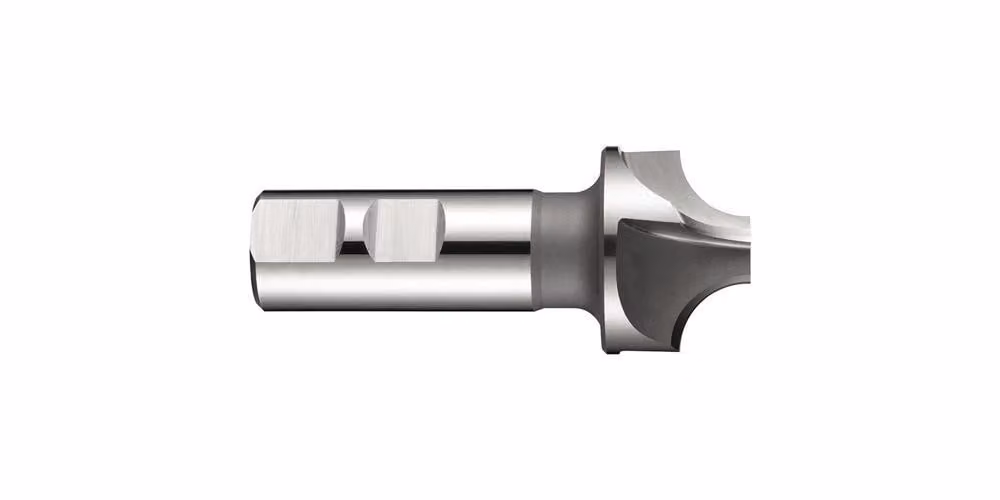 Fresa per profili a quarto di cerchio DORMER C700 R.3,5 mm D.12 mm HSS-E grezza a 4 taglienti