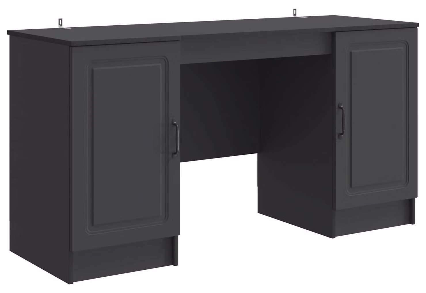 Scrivania Nero 142,5 x 50 x 75 cm Legno ingegnerizzato
